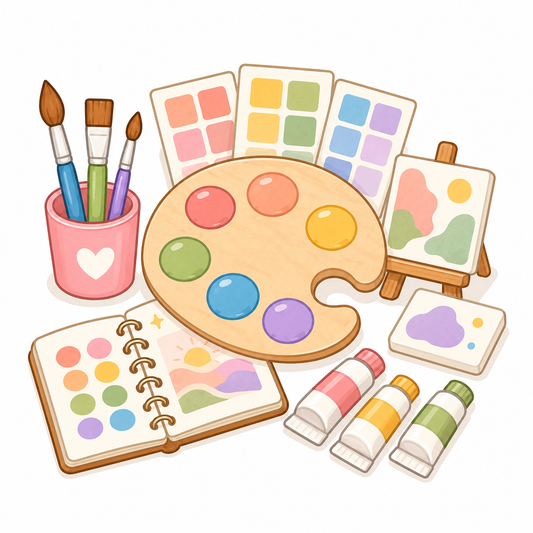 Canvas Color Palette Sheets